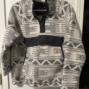 Carhartt Relaxed Fit Fleece pullover Jacket - small